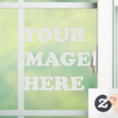 独自のイメージウィンドウを追加する8"x11" ウィンドウサイン (ホーム)