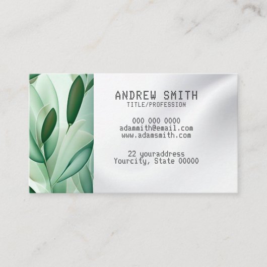 独自のイメージエンビジョン名刺を追加 名刺 (正面)