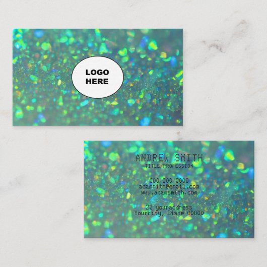 独自のイメージオプションの名刺を追加する 名刺 (正面/裏面)