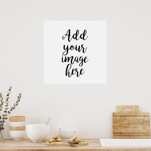 独自のイメージカスタマイズ可能ポスターの追加 ポスター (キッチン)