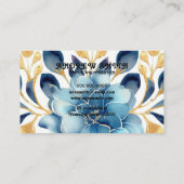 独自のイメージゴールデン名刺を追加 名刺 (裏面)