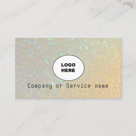 独自のイメージゴールデン名刺を追加 名刺 (正面)