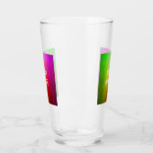 独自のイメージフォトロゴを作成する文字16oz Beer タンブラーグラス (左)