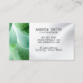 独自のイメージプランテーブル名刺を追加する 名刺 (正面)