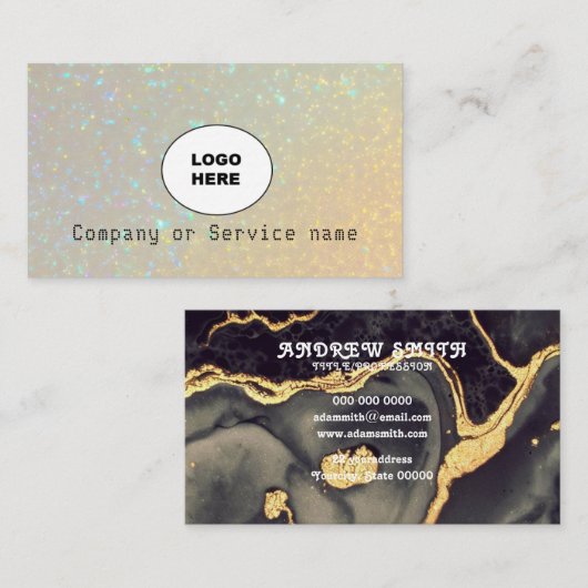 独自のイメージベルベットの名刺を追加 名刺 (正面/裏面)