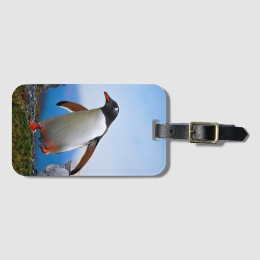 独自のイメージ写真テンプレートカスタムギフトの追加 ラゲッジタグ (正面横)