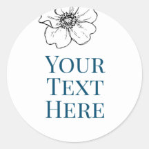 独自のイメージ文字ステッカー青男の赤ちゃんの作成