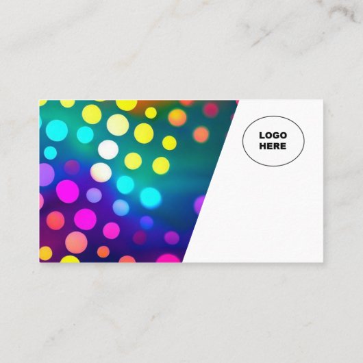 独自のイメージ点字名刺の追加 名刺 (裏面)