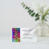 独自のイメージ点字名刺の追加 名刺 (スタンド正面)