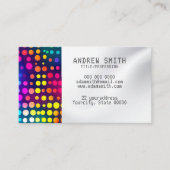 独自のイメージ点字名刺の追加 名刺 (正面)