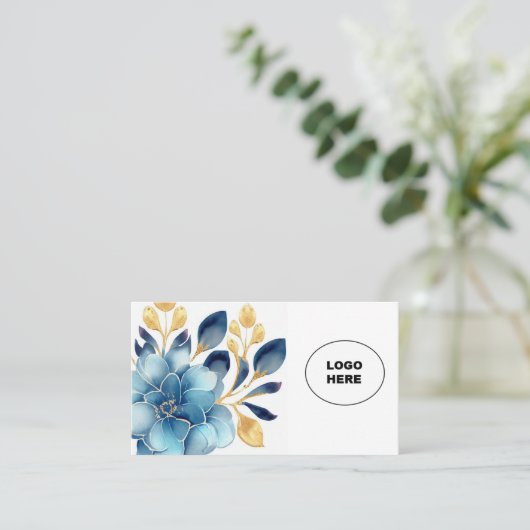 独自のイメージ装飾用フローラ名刺の追加 名刺 (スタンド正面)