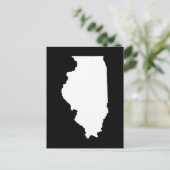独自のイリノイ州の移動アナウンスの作成 ポストカード (スタンド正面)