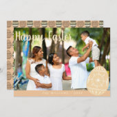 独自のイースターカードを作成 – 家族の写真を追加 シーズンカード (正面/裏面)