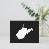 独自のウェストバージニアの移行発表の作成 ポストカード (スタンド正面)