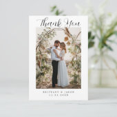 独自のウェディングフォトを作成 サンキューカード (スタンド正面)