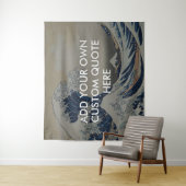 独自のウェーブ素晴らし引用文の作成 タペストリー (インサイチュ)