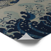 独自のウェーブ素晴らし引用文の作成 ポスター (角)