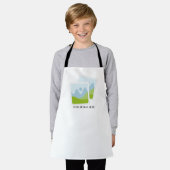 独自のエプロンのカスタム作成 – アップロードデザイン エプロン (着用した状態)