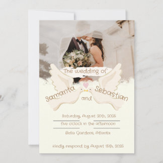 独自のエレガントなデザイン 招待状