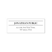 独自のエレガントシンプル差出人住所 ラバースタンプ (インプリント)