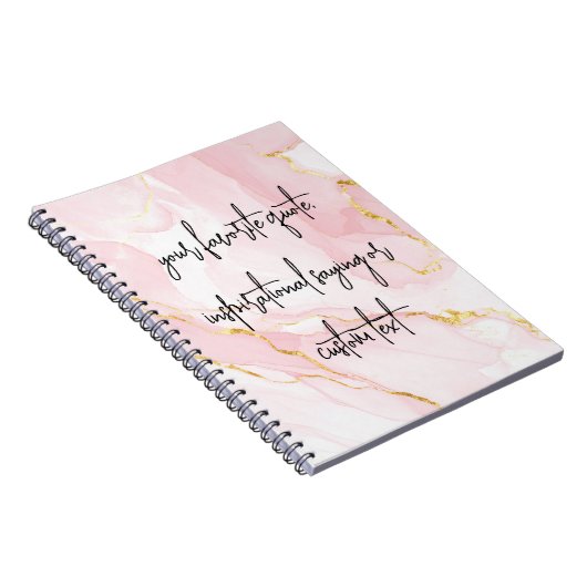 独自のエレガントモダン引用文の作成 ノートブック (右側)