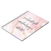 独自のエレガントモダン引用文の作成 ノートブック (左側)