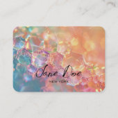 独自のオプションをカスタム作カラフル成する 名刺 (正面)