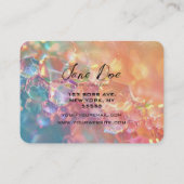 独自のオプションをカスタム作カラフル成する 名刺 (裏面)