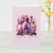 独自のオプションボトルの作成 カード (黄色い花)