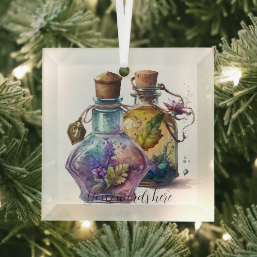 独自のオプションボトルの作成 ガラスオーナメント (インサイチュ)