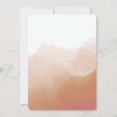 独自のオムレウォータカラー背景を作成する 招待状 (裏面)