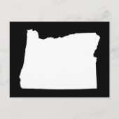 独自のオレゴン州の移行発表の作成 ポストカード (正面)