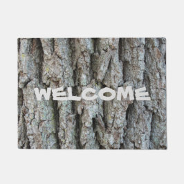 独自のオークのカスタムバークドアマットを作成 ドアマット