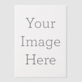 カスタム12.7cm x 17.8cm フラットベラム紙シートオーバーレイ (正面)