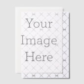 カスタム12.7cm x 17.8cm フラットベラム紙シートオーバーレイ (オフセット (招待状))