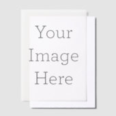 カスタム12.7cm x 17.8cm フラットベラム紙シートオーバーレイ (オフセット)