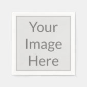 独自のカクテルカスタム紙の作成 スタンダードカクテルナプキン (正面)