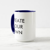 独自のカスタマイズ可能なコンボの作成Mug NAVY blue マグカップ (正面左)