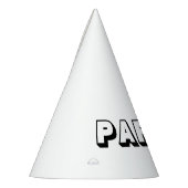 独自のカスタマイズ可能なパーティー パーティーハット (左)