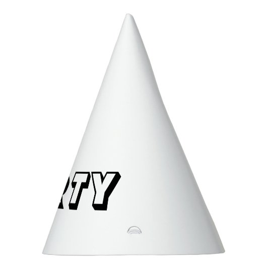 独自のカスタマイズ可能なパーティー パーティーハット (右)