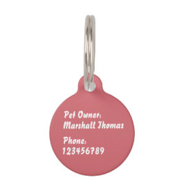 独自のカスタマイズ ペット　ネームタグ