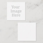 独自のカスタムを作成する スクエア名刺 (正面/裏面)