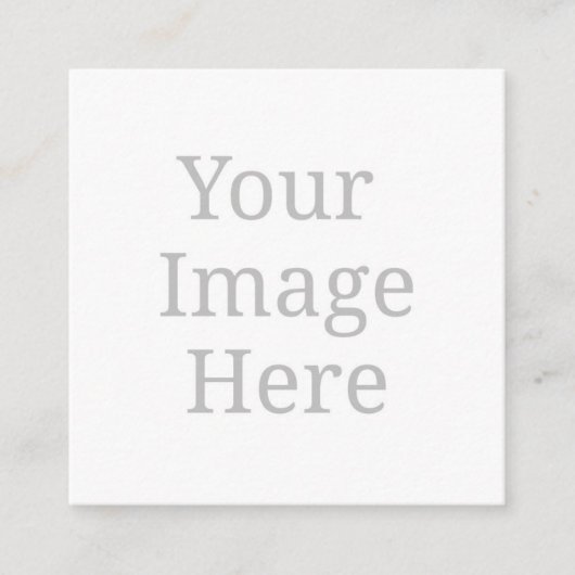 独自のカスタムを作成する スクエア名刺 (正面)