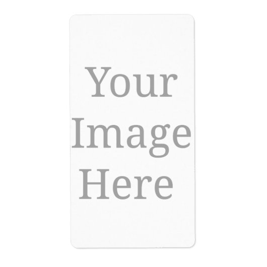 独自のカスタムを作成する ラベル (正面)