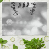 独自のカスタムカラー/デザインの作成 キッチンタオル (折り畳み)