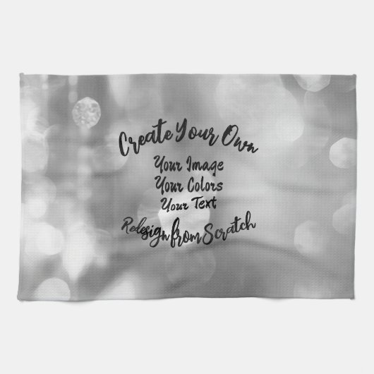 独自のカスタムカラー/デザインの作成 キッチンタオル (横)