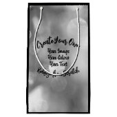 独自のカスタムカラー/デザインの作成 スモールペーパーバッグ (正面)