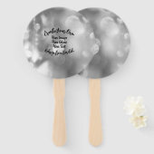 独自のカスタムカラー/デザインの作成 ハンドファン (正面&裏面)