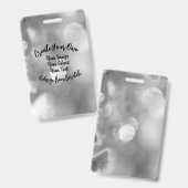 独自のカスタムカラー/デザインの作成 バッジ (Front & Back)