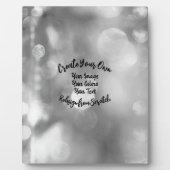 独自のカスタムカラー/デザインの作成 フォトプラーク (正面)